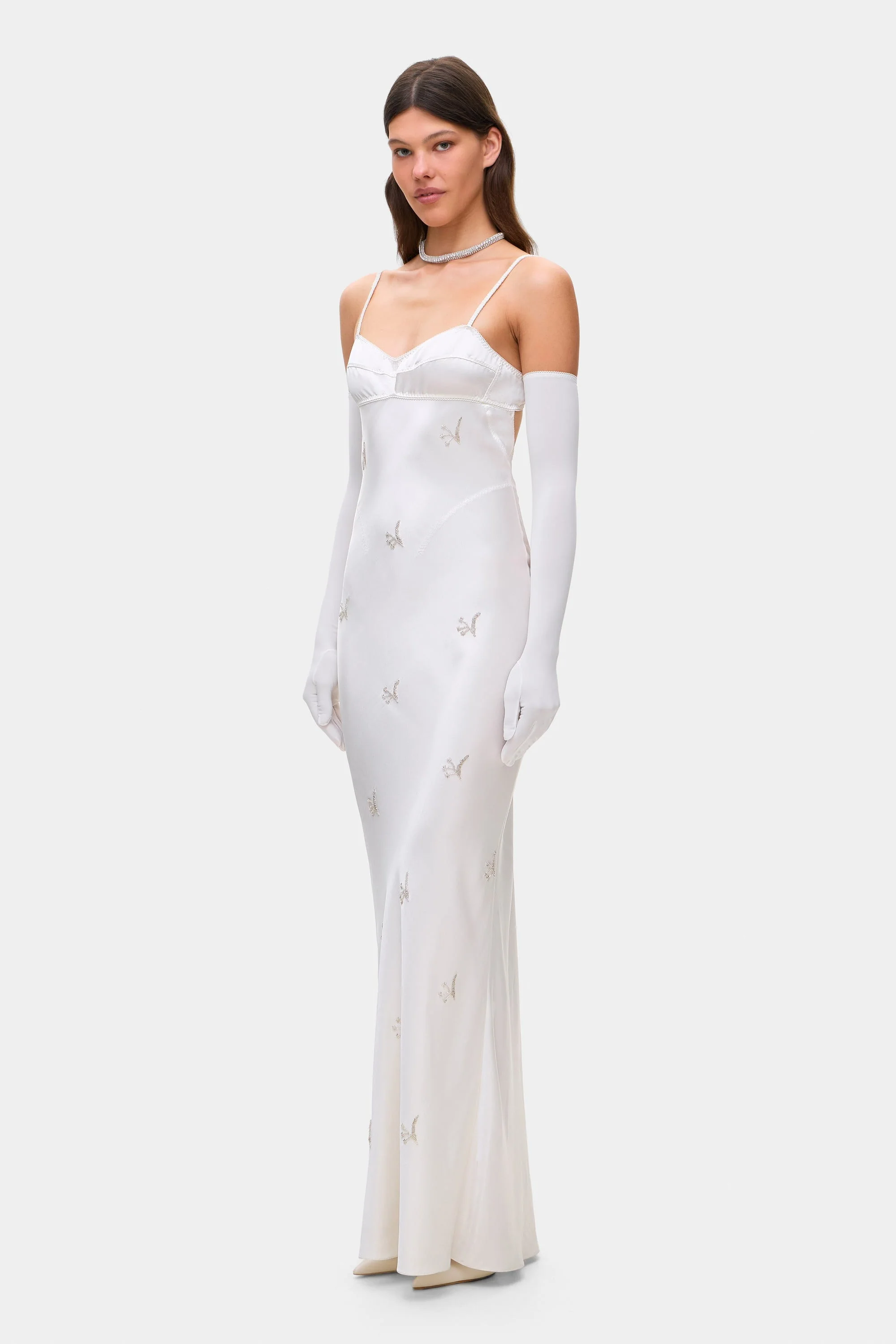 Maxi Beaded Waterlily dress - Image 3